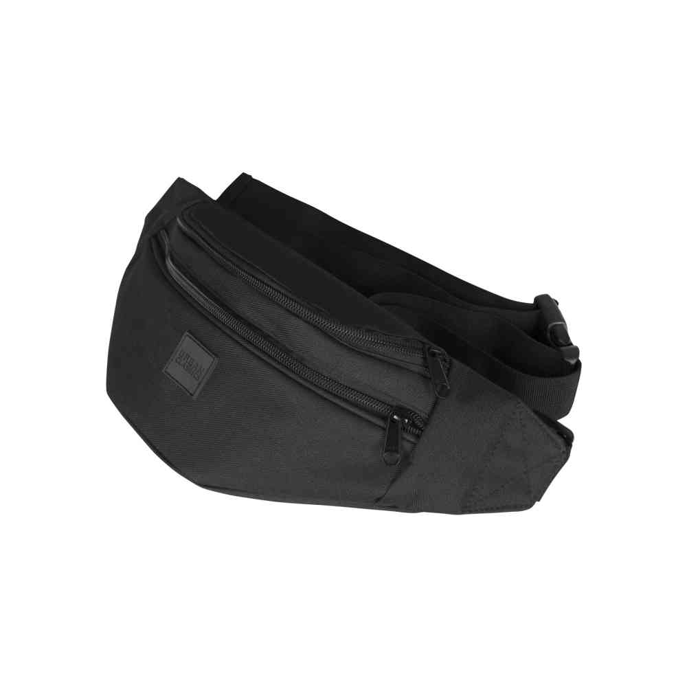 Urban Classics - DoubleZip Shoulder Bag blk/blk one size Shoulder bag - Black